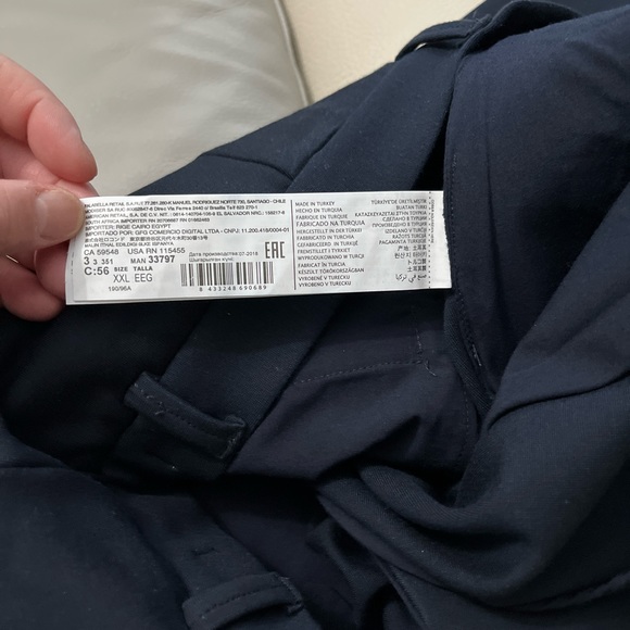 Mango Men’s Stretch Fabric Slim Fit Dress Pants - Size XL - Picture 8 of 9